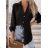 Oversize Langarmshirt für Damen (S/M/L ONE SIZE) ITALIAN FASHION IMWB22243