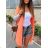 Kleid mit 3/4 Ärmeltasche für Damen (uni sl) ITALIAN Fashion IM3181746