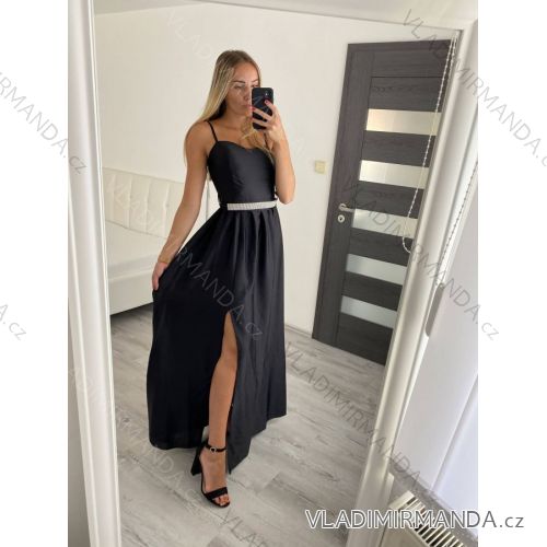 Carmen Sommer Sommer Schulterkleid (UNI S / M) ITALIENISCHE MODE IMM20628