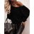 Damen-Langarmpullover (uni s / m) ITALIAN FASHION TM922STAR braun M / L