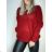 Damen-Langarmpullover (uni s / m) ITALIAN FASHION TM922STAR braun M / L
