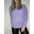 Damen-Langarmpullover (uni s / m) ITALIAN FASHION TM922STAR braun M / L
