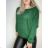 Damen-Langarmpullover (uni s / m) ITALIAN FASHION TM922STAR braun M / L