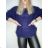 Damen-Langarmpullover (uni s / m) ITALIAN FASHION TM922STAR braun M / L