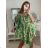 Šaty elegantní dlouhý rukáv dámské (S/M ONE SIZE) ITALSKÁ MÓDA IMM22SARA