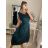 Šaty letní na ramínka dámské (S/M ONE SIZE) ITALSKÁ MÓDA IMPBB22B21841 <p>Königsblau</p> S/M