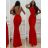 Elegantes langes Damenkleid mit Trägern (S/M ONE SIZE) ITALIAN FASHION IMM22LS9714