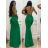 Elegantes langes Damenkleid mit Trägern (S/M ONE SIZE) ITALIAN FASHION IMM22LS9714