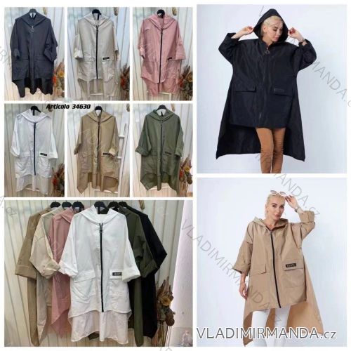 Schlanke verlängerte Langarmjacke für Damen (S/M ONE SIZE) ITALIAN FASHION IMPLI2234630