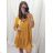 Šaty oversize elegantní 3/4 rukáv dámské (L/XL ONE SIZE) ITALSKÁ MÓDA IMD21560