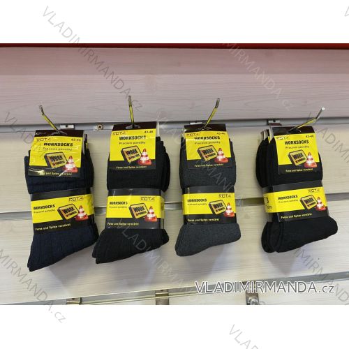 Herrensocken aus Baumwolle (39-42,43-46) WORK SOCKS ROT22PRAC