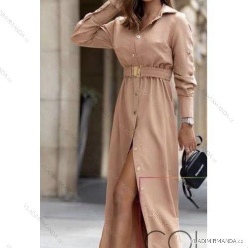 Langes, dehnbares, ärmelloses Sommerkleid für Damen (S / M / L ONE SIZE) ITALIAN FASHION IMWC222492