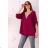Übergroße Langarm-Tunika für Damen (S/M ONE SIZE) ITALIAN FASHION IMPLI222674
