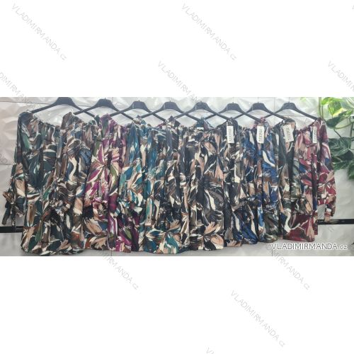 Langes, dehnbares, ärmelloses Sommerkleid für Damen (S / M / L ONE SIZE) ITALIAN FASHION IMWC222492