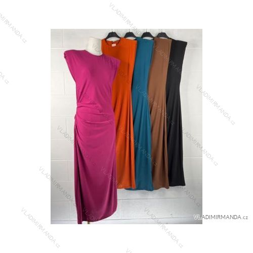 Šaty letní na ramínka dámské (S/M ONE SIZE) ITALSKÁ MÓDA IMPBB22B21841