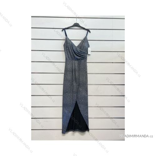 Šaty letní na ramínka dámské (S/M ONE SIZE) ITALSKÁ MÓDA IMPBB22B21841