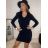 Elegantes eiskaltes langes trägerloses Kleid für Damen (S / M ONE SIZE) ITALIAN FASHION IMMIMM2259602921 schwarz S/M