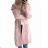 Damen Langarm-Strickjacke mit Kapuze (S/M/L ONE SIZE) ITALIAN FASHION IMWB22266