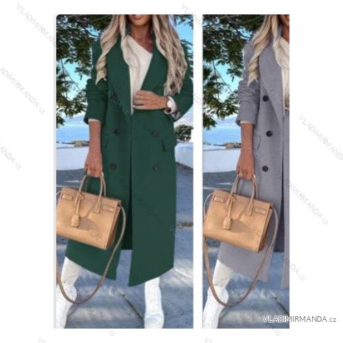 Flauschiger Langarmmantel für Damen (Einheitsgröße M/L) ITALIAN FASHION IMWB22267