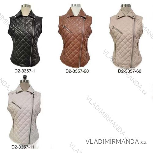 Ärmellose Weste aus Kunstleder für Damen (S-XL) ITALIAN FASHION IMM22D2-3335721