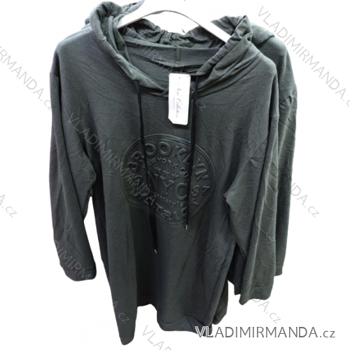 Kapuzenkleid für Damen (Einheitsgröße M/L) ITALIAN FASHION IM322257