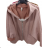 Kabátek oversize na zip s kapucí dámský (S/M/L ONE SIZE) ITALSKá MóDA IM322260