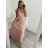 Langes, elegantes, ärmelloses Partykleid für Damen (Einheitsgröße S/M) ITALIAN FASHION IMM22FS52701