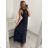 Langes, elegantes, ärmelloses Partykleid für Damen (Einheitsgröße S/M) ITALIAN FASHION IMM22FS52701 S/M weiß