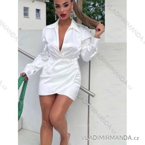 Šaty dlouhé společenské elegantní plesové dámské (S/M ONE SIZE) ITALSKÁ MÓDA IMM22Q52232