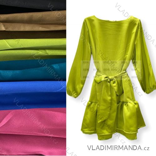 Šaty letní na ramínka dámské (S/M ONE SIZE) ITALSKÁ MÓDA IMPBB22B21841