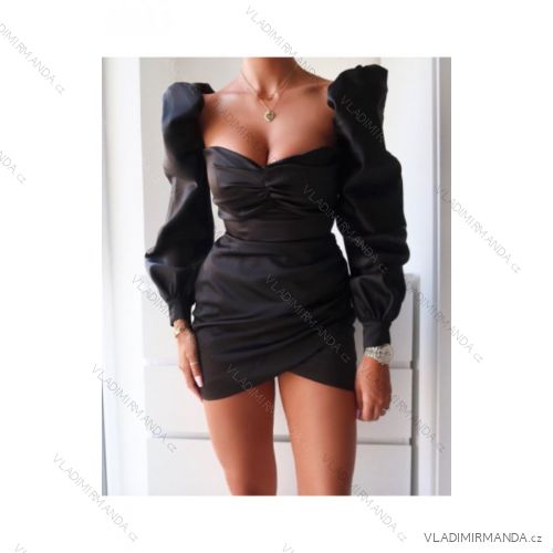 Šaty letní na ramínka dámské (S/M ONE SIZE) ITALSKÁ MÓDA IMPBB22B21841