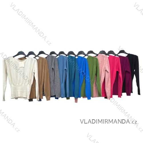 Damen-Strickpullover mit langen Ärmeln (Einheitsgröße S/M) ITALIAN FASHION IMP22003000070