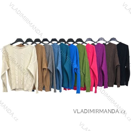Damen-Strickpullover mit langen Ärmeln (Einheitsgröße S/M) ITALIAN FASHION IMP22003000070