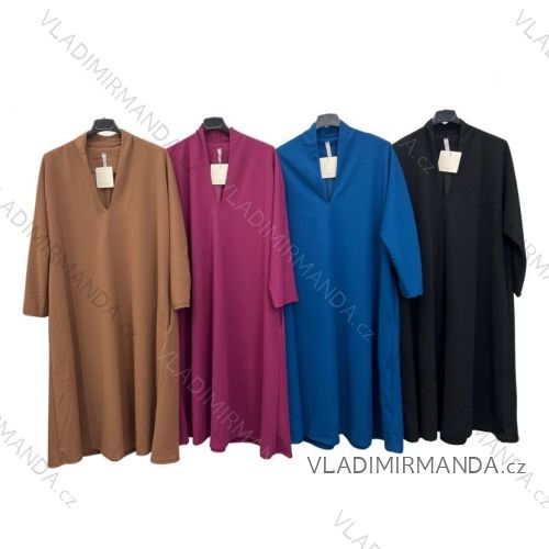 Übergroßes Langarmkleid für Damen (S/M ONE SIZE) ITALIAN FASHION IMPLM22224240090