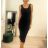 Šaty letní na ramínka dámské (S/M ONE SIZE) ITALSKÁ MÓDA IMPBB22B21841 Schwarz S/M