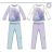Pyjamas langes, gefrorenes Baby (3-8 Jahre) SETINO 831-534 / PRE