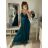 Šaty letní na ramínka dámské (S/M ONE SIZE) ITALSKÁ MÓDA IMPSH223670 Kerosin S/M