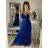 Šaty letní na ramínka dámské (S/M ONE SIZE) ITALSKÁ MÓDA IMPSH223670 Kerosin S/M