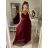 Šaty letní na ramínka dámské (S/M ONE SIZE) ITALSKÁ MÓDA IMPSH223670 Kerosin S/M