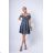 Elegantes Damen-Partykleid mit langen Ärmeln (S/M ONE SIZE) ITALIAN FASHION IM322282