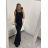 Elegantes langes Damenkleid mit Trägern (S/M ONE SIZE) ITALIAN FASHION IMM22LS9714
