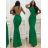 Elegantes langes Damenkleid mit Trägern (S/M ONE SIZE) ITALIAN FASHION IMM22LS9714 rot S/M