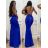 Elegantes langes Damenkleid mit Trägern (S/M ONE SIZE) ITALIAN FASHION IMM22LS9714 rot S/M