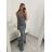 Šaty elegantní dlouhé bez rukávu dámské (S/M ONE SIZE) ITALSKá MóDA IMM22LS24047 starorůžová S/M