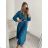 Elegantes eiskaltes langes trägerloses Kleid für Damen (S / M ONE SIZE) ITALIAN FASHION IMM22921