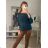 Dünner Oversize-Langarmpullover für Damen (Einheitsgröße M/L) ITALIAN FASHION IM422910