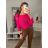 Dünner Oversize-Langarmpullover für Damen (Einheitsgröße M/L) ITALIAN FASHION IM422910