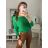Dünner Oversize-Langarmpullover für Damen (Einheitsgröße M/L) ITALIAN FASHION IM422910