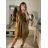Kleid mit 3/4 Ärmeltasche für Damen (uni sl) ITALIAN Fashion IM3181746 altrosa dunkel M / L