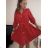 Sommerkleid mit langem Hemd und kurzen Ärmeln für Damen (S / M ONE SIZE) ITALIAN FASHION IMWB222483